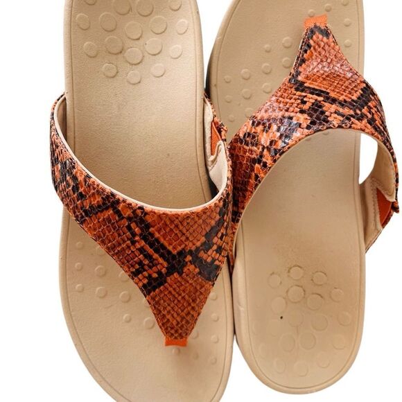 Vionic Pacific Naples - Women's Platform Sandal Clementine Snake - size 9 - Picture 5 of 10